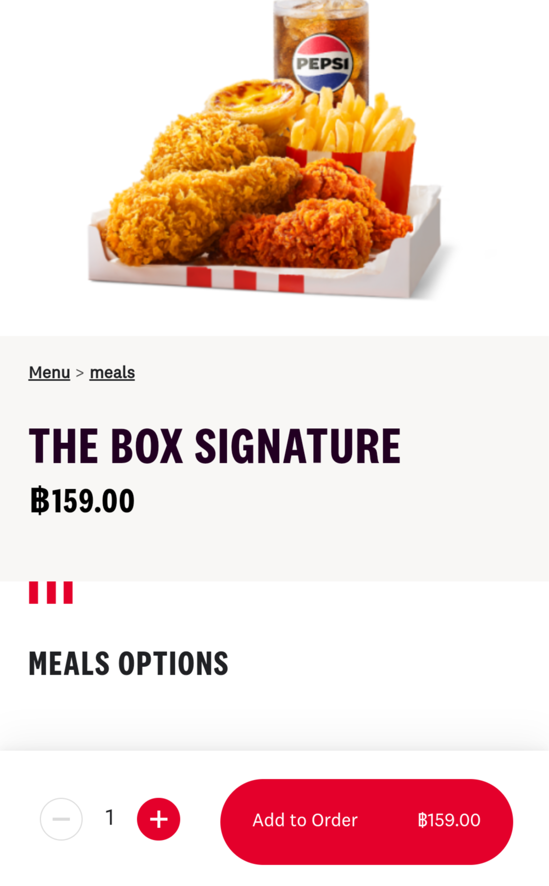 KFC original price